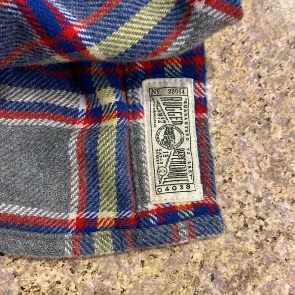 L. L. Bean Signature Organic Cotton Flannel Button Up Shirt Slim Fit XXL 507625 - Picture 14 of 14